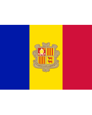 Bandera Andorra exterior