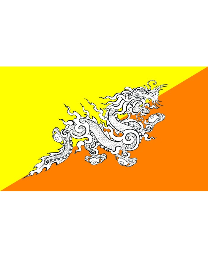 Bandera Bhután exterior