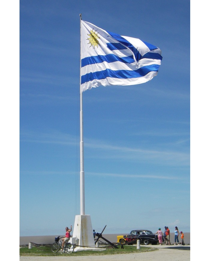 Bandera Uruguay exterior