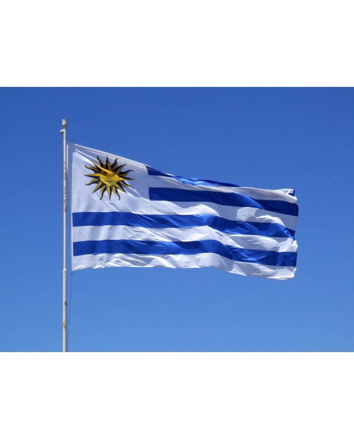 Bandera Uruguay exterior