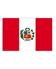 Bandera Perú 10 x 15 cm.