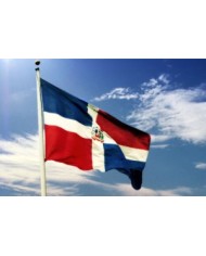 Bandera República Dominicana exterior Bandera República Dominicana exterior