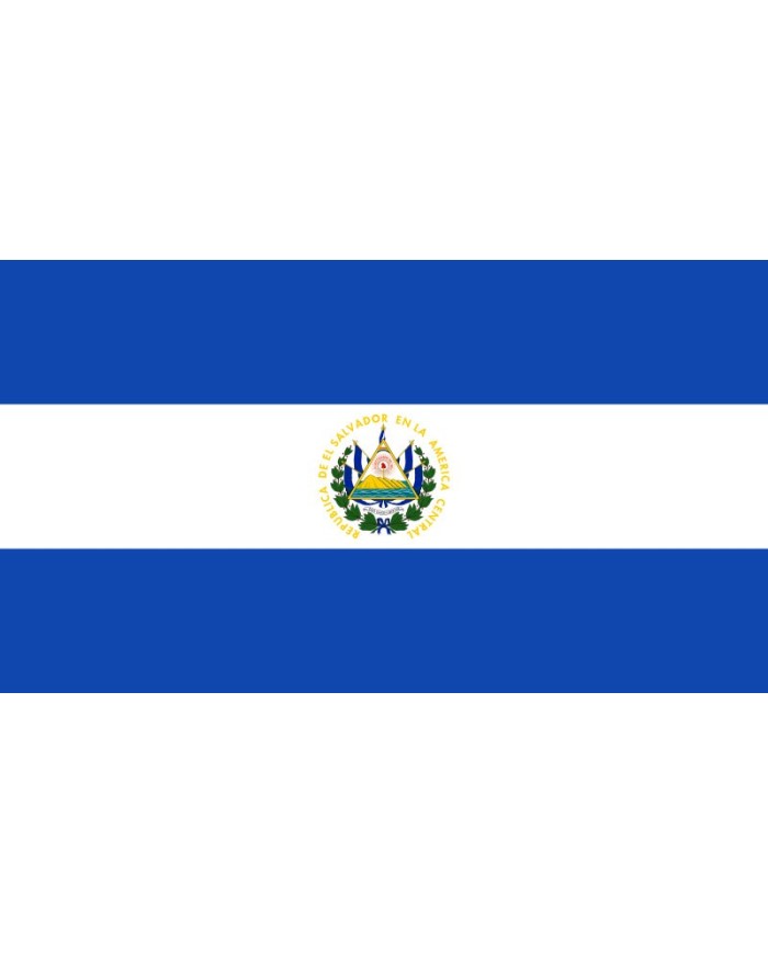Bandera el Salvador 10 x15 cm.