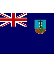 Bandera Montserrat 10 x15 cm. Bandera Montserrat 10 x15 cm.