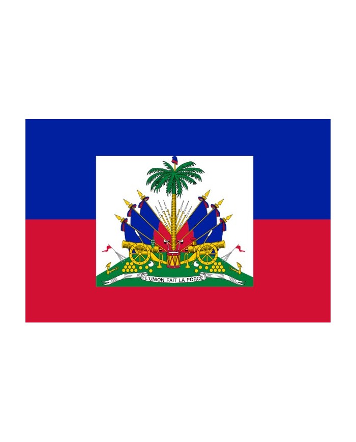 Bandera Haití 10 x 15 cm.