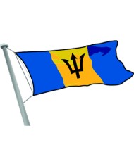 Bandera Barbados exterior