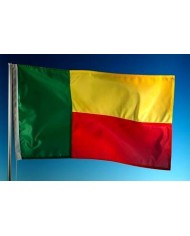 Bandera Benín exterior