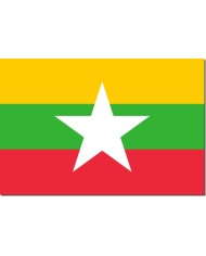 Bandera Birmania 10 x 15 cm. Bandera Birmania 10 x 15 cm.