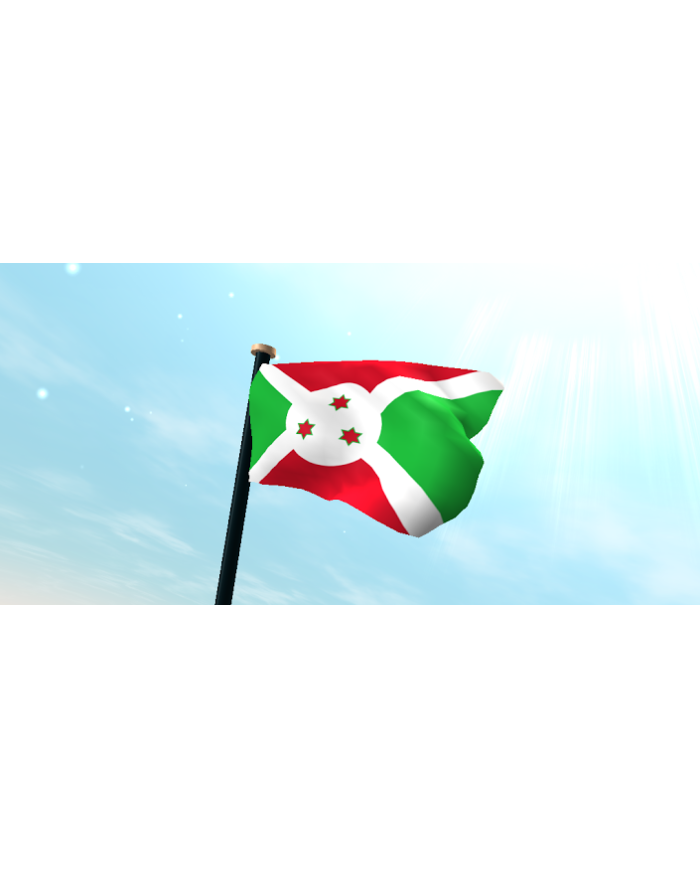 Bandera Burundi exterior