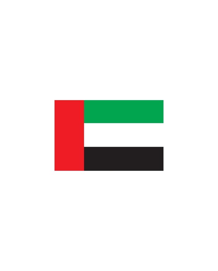 Bandera Emiratos Árabes 10 x 15 cm. Bandera Emiratos Árabes 10 x 15 cm.