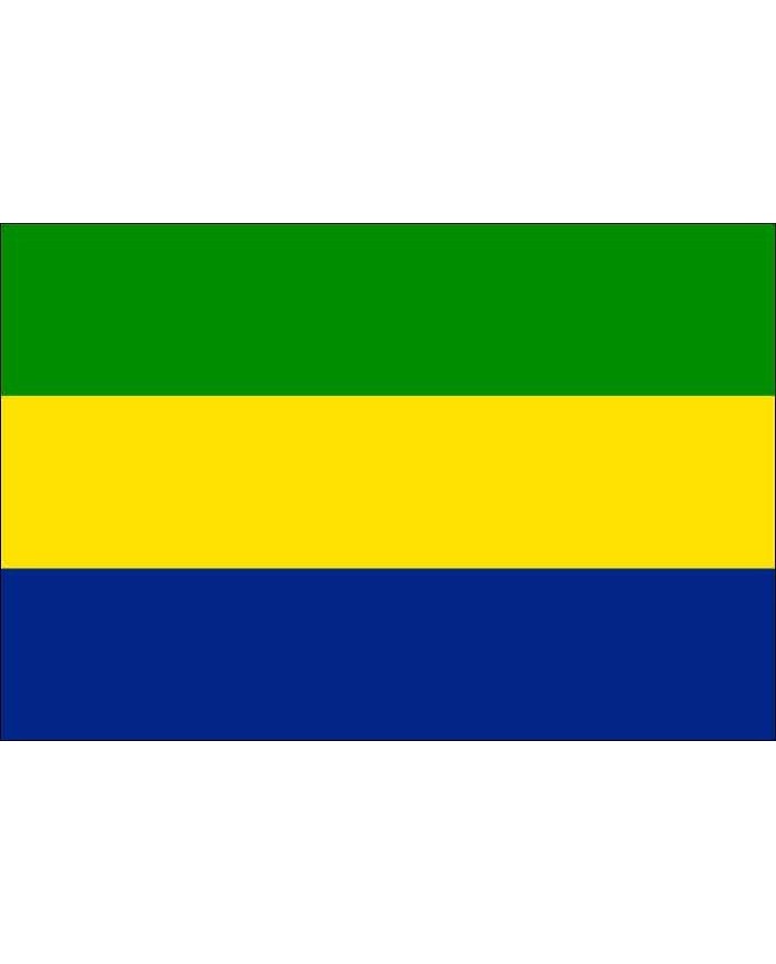 Bandera Gabón 10 x 15 cm.