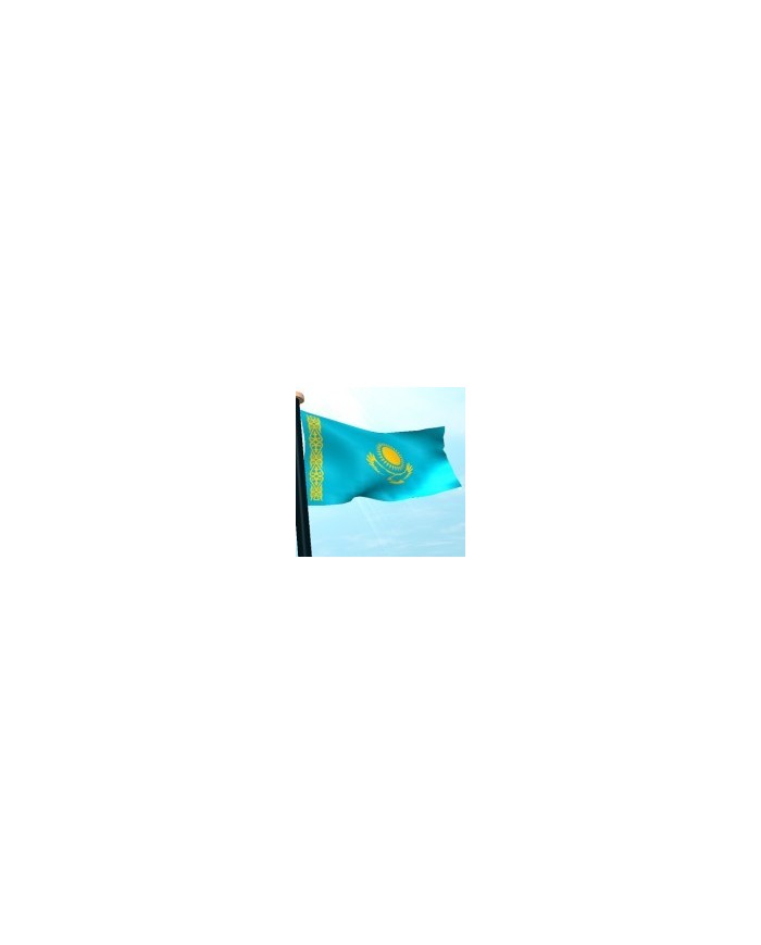 Bandera Kazajistán exterior Bandera Kazajistán exterior