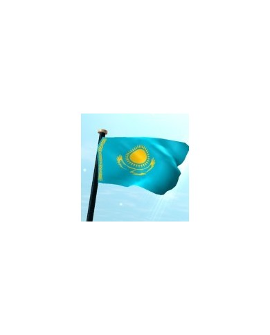 Bandera Kazajistán exterior Bandera Kazajistán exterior
