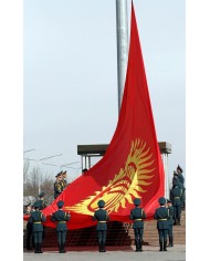 Bandera Kirguistán exterior Bandera Kirguistán exterior