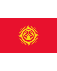 Bandera Kirguistán exterior Bandera Kirguistán exterior