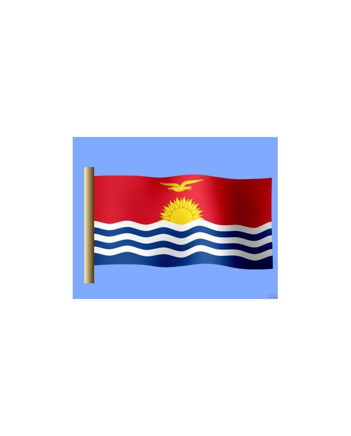 Bandera Kiributi exterior Bandera Kiributi exterior