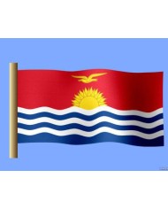 Bandera Kiributi exterior Bandera Kiributi exterior