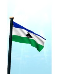 Bandera Lesotho exterior Bandera Lesotho exterior