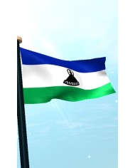 Bandera Lesotho exterior Bandera Lesotho exterior