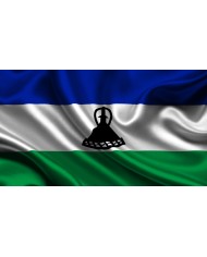 Bandera Lesotho exterior Bandera Lesotho exterior