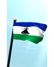 Bandera Lesotho exterior Bandera Lesotho exterior