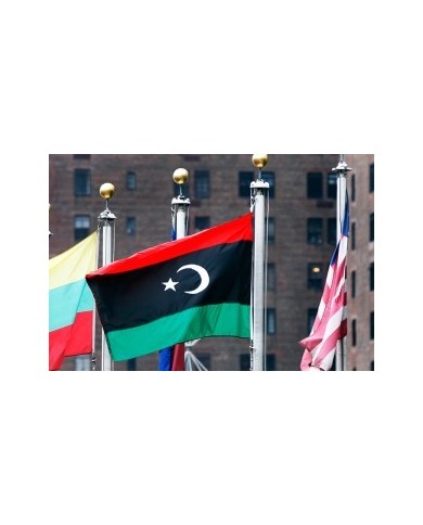Bandera Libia exterior Bandera Libia exterior
