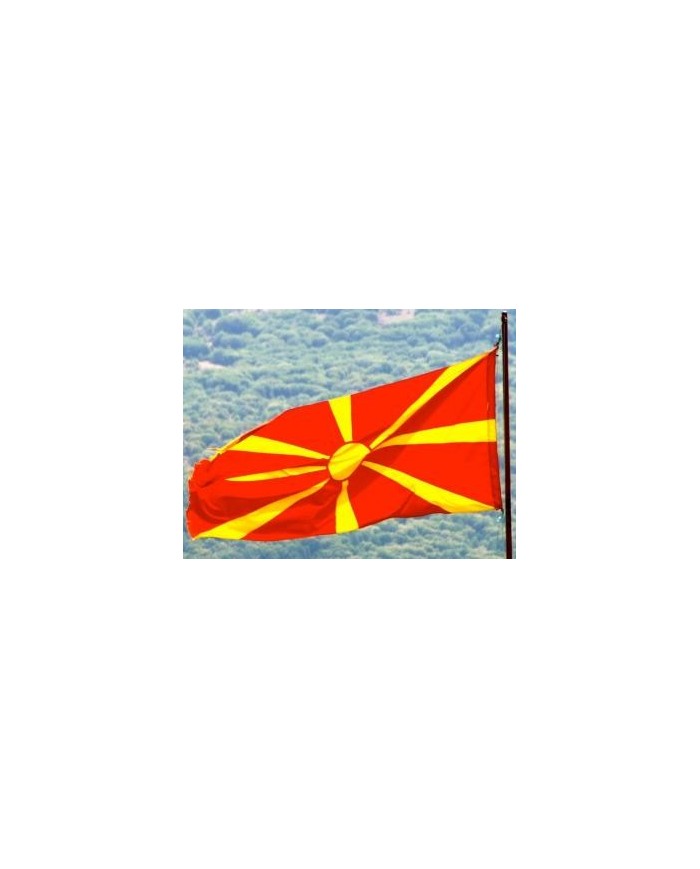 Bandera Macedonia exterior Bandera Macedonia exterior