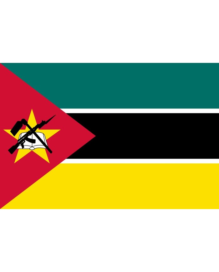 Bandera Mozambique 10 x 15 cm. Bandera Mozambique 10 x 15 cm.