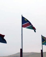 Bandera Namibia exterior Bandera Namibia exterior