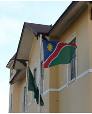 Bandera Namibia exterior Bandera Namibia exterior