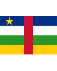 Bandera República Centro Africana exterior
