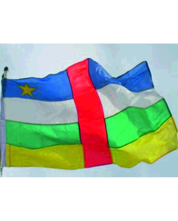 Bandera República Centro Africana exterior