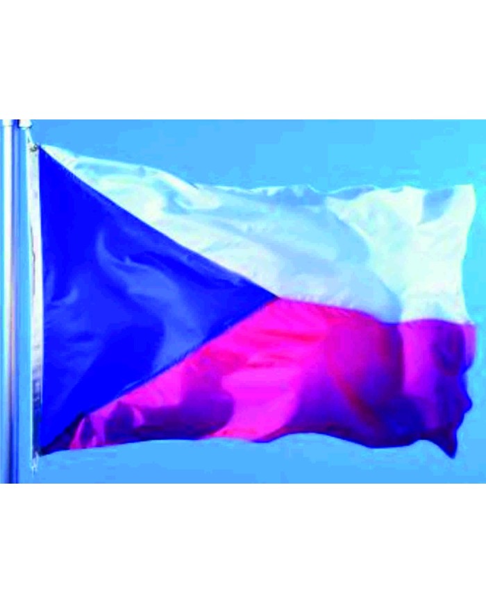 Bandera República Checa exterior