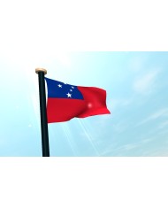 Bandera Samoa occidental exterior
