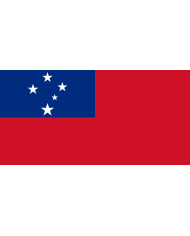 Bandera Samoa occidental exterior