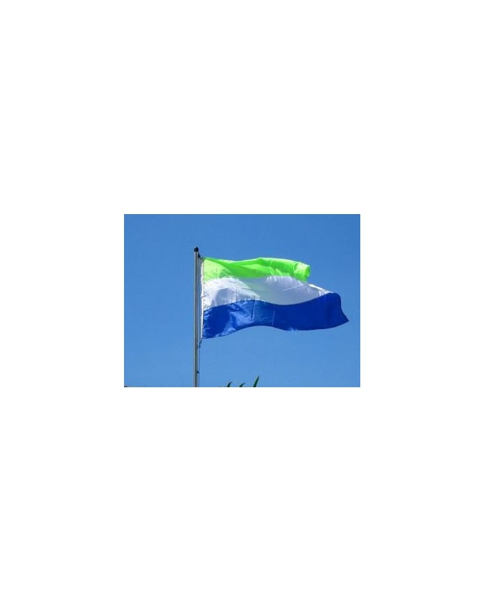 Bandera Sierra Leona exterior