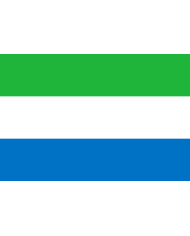 Bandera Sierra Leona exterior
