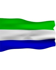 Bandera Sierra Leona exterior