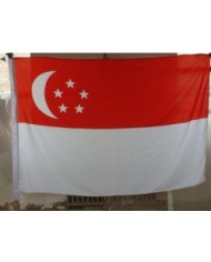 Bandera Singapur exterior