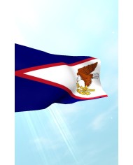 Bandera Samoa Americana exterior
