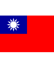 Bandera Taiwán exterior