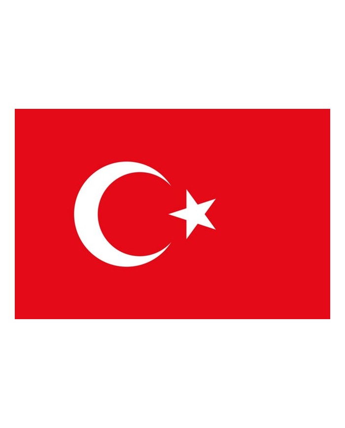 Bandera Turquía 10 x 15 cm. Bandera Turquía 10 x 15 cm.