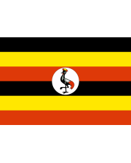 Bandera Uganda 10 x 15 cm. Bandera Uganda 10 x 15 cm.