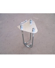 Base abatible para mastíl fibra de vidrio Base abatible para mastíl fibra de vidrio