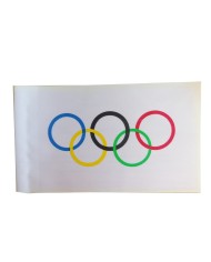 Bandera Olímpica 10 x 15 cms. Bandera Olímpica 10 x 15 cms.