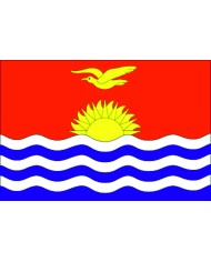 Bandera Kiributi 10 x 15  cm.