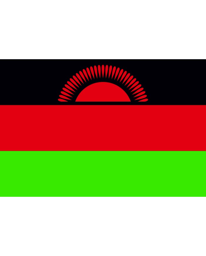 Bandera Malawi 10 x 15 cm.
