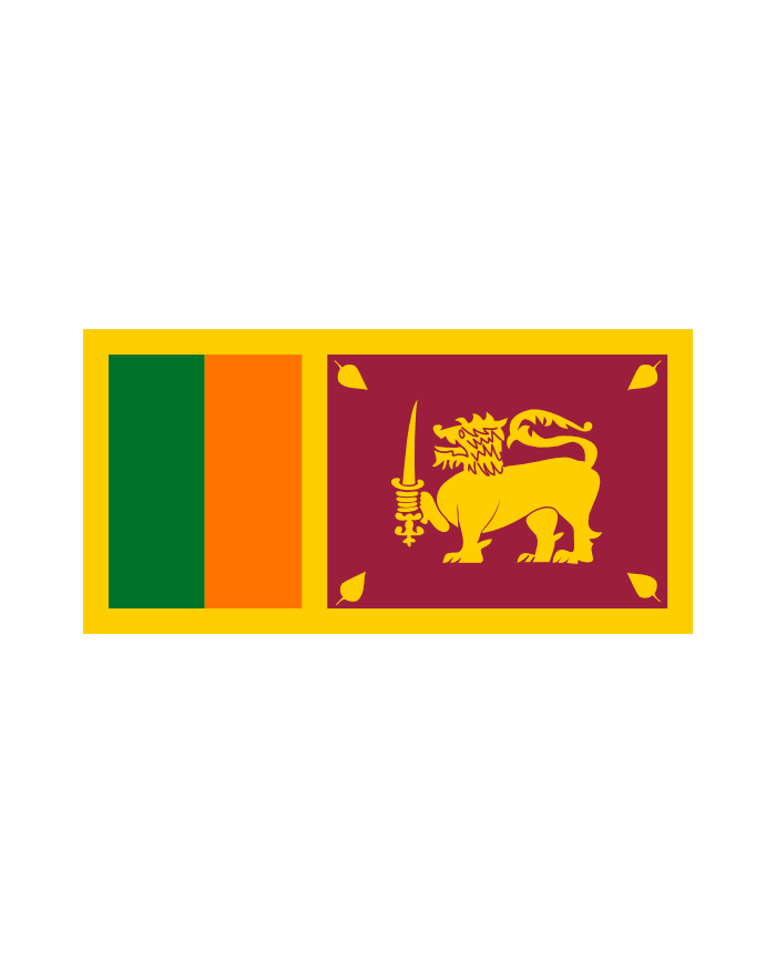 Bandera Sri Lanka exterior