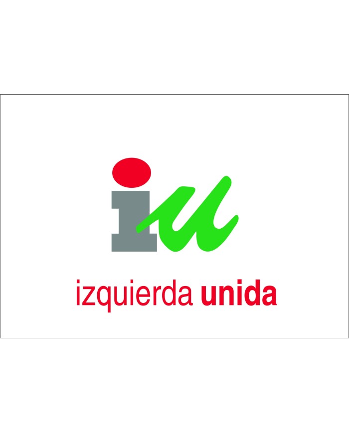 Bandera Izquierda Unida  Bandera Izquierda Unida