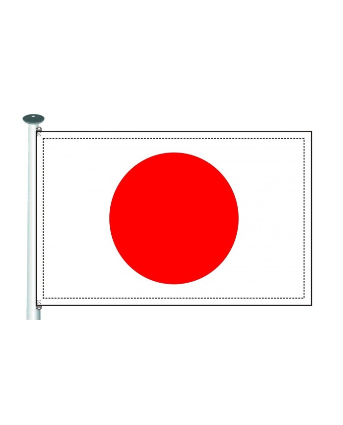 Bandera Japón exterior
